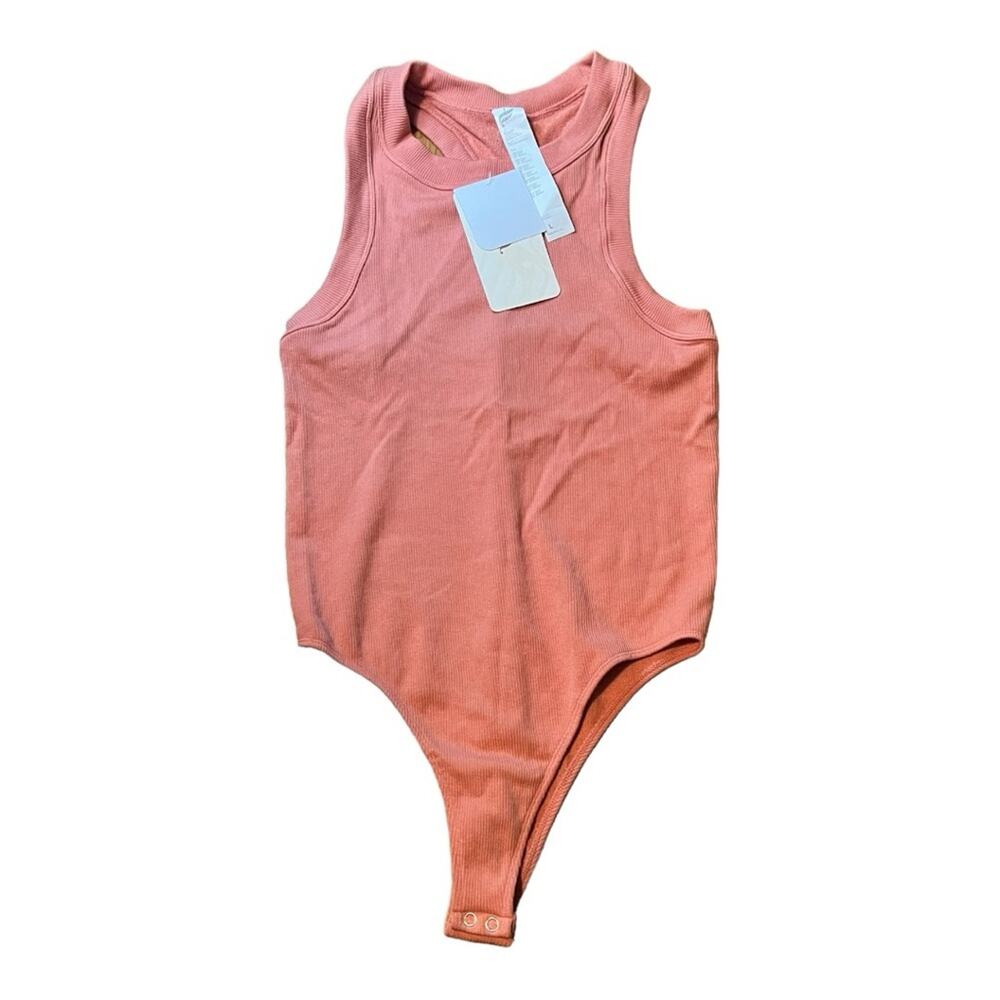 Fabletics Kinsley Seamless Bodysuit Size Large Tuscany Clay